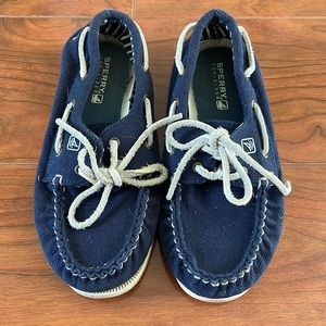 Sperry Top-Sider Navy Blue Kids 12M Loafers Moccasins Shoes